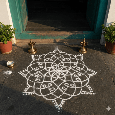 Traditional Kolam